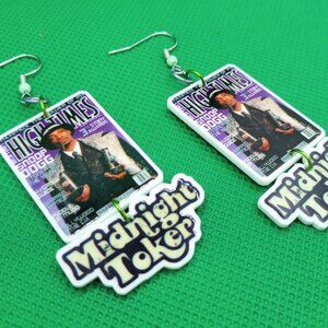 Snoop Dogg High Times Midnight Toker Earrings MMJ Hip Hop Rap GOAT